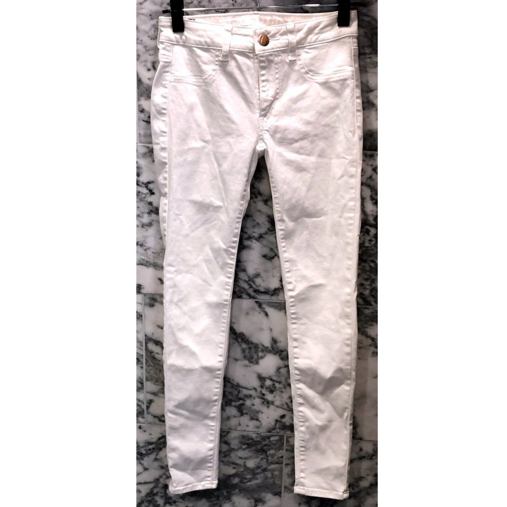 American Eagle White Jeans Size 4